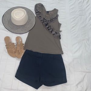 J. Crew navy 3” chino 3” shorts